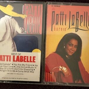 Lot of 2 vintage rare Patti LaBelle cassette tapes cassettes big 1982 & 1991